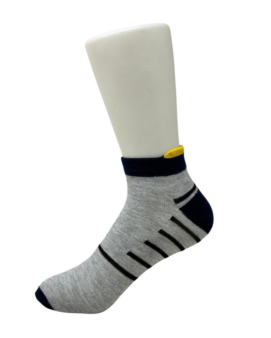 Athletic Special Design Ankle Length Socks |Free Size |Pack of 4 Pairs |With Third Heel