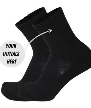 Custom Initials Socks – Pack of 6 Pairs