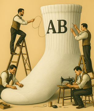 Custom Initials Socks – Pack of 6 Pairs