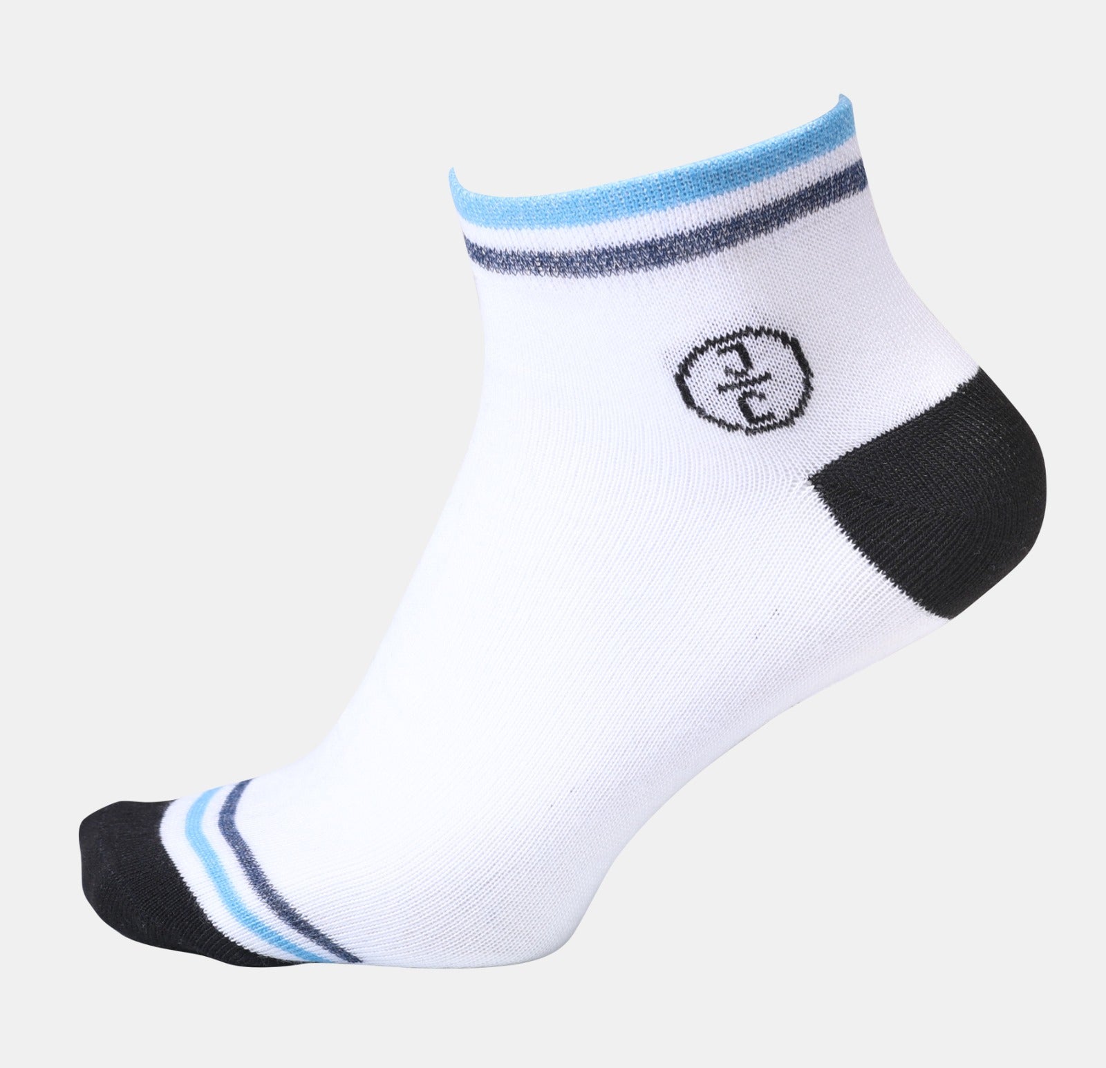 Jivaachi Cotton Ankle Socks, 12 Pairs Pack, Everyday Wear for work, office, workout and casual use with 4-Way Stretch, Mesh Panels, Reinforced Heel and Toe, 6 trendy Designs.