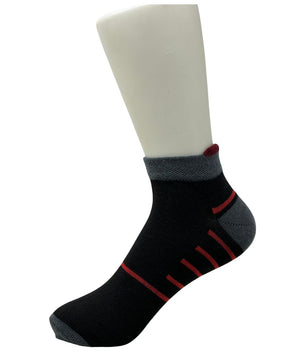 Athletic Special Design Ankle Length Socks |Free Size |Pack of 4 Pairs |With Third Heel