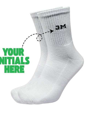Custom Initials Socks – Pack of 6 Pairs