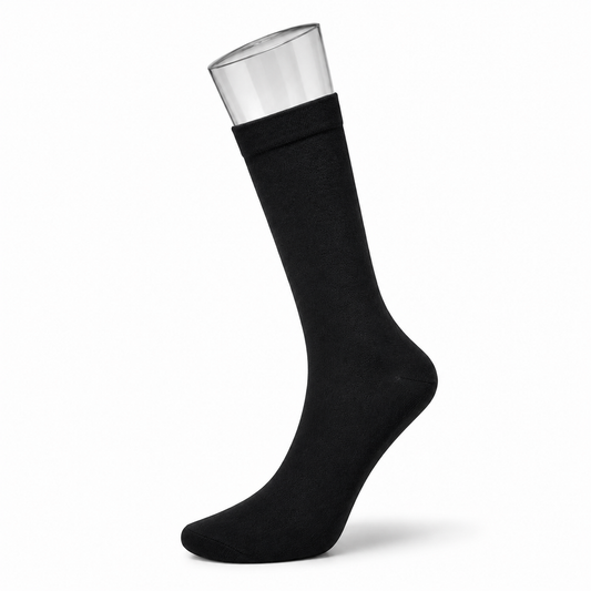 Bamboo Cotton Health Socks for Men & Women - Pack of 6 Pairs | Crew Length | Diabetic-Friendly Socks