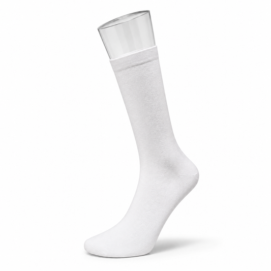 Bamboo Cotton Health Socks for Men & Women - Pack of 6 Pairs | Crew Length | Diabetic-Friendly Socks
