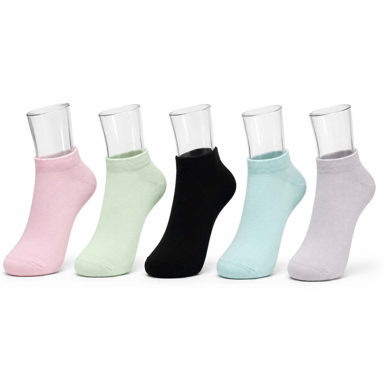 Pack of 5 Pairs Sneaker Ankle Socks