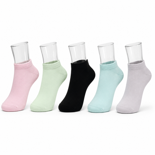 Pack of 5 Pairs Sneaker Ankle Socks